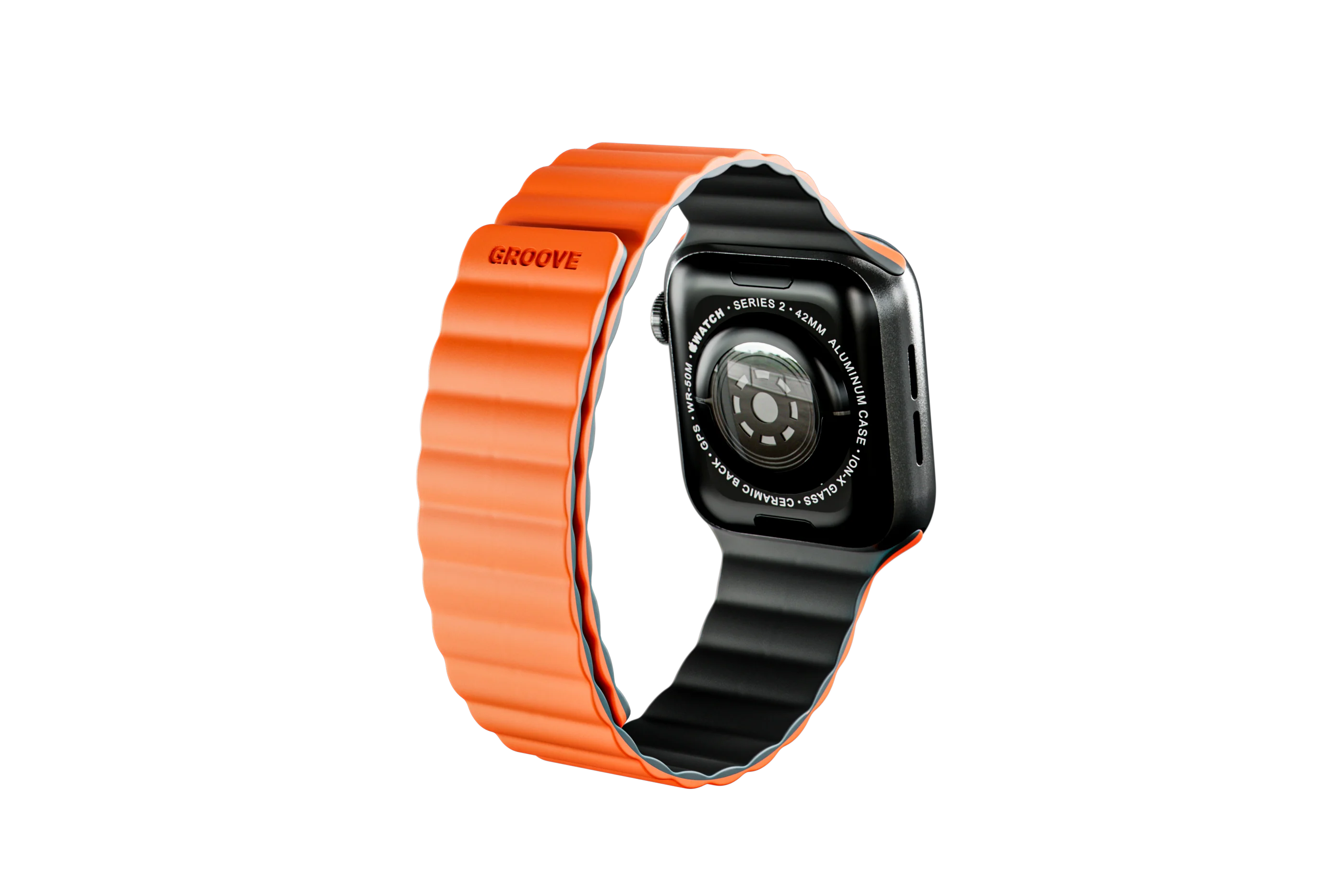 Apple Magnetic Watch Band - Blaze Orange - Image 2