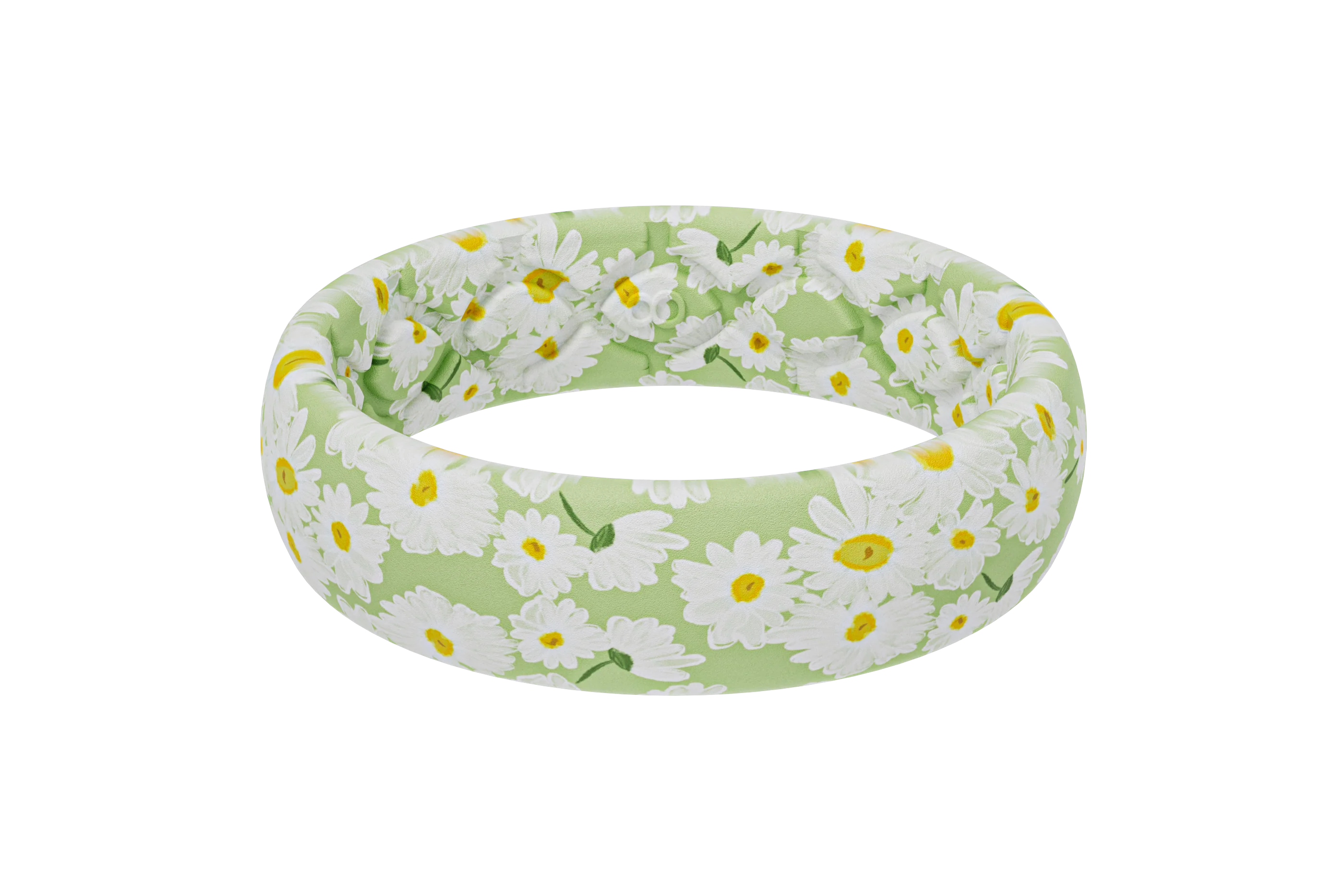 April Daisies Thin Ring