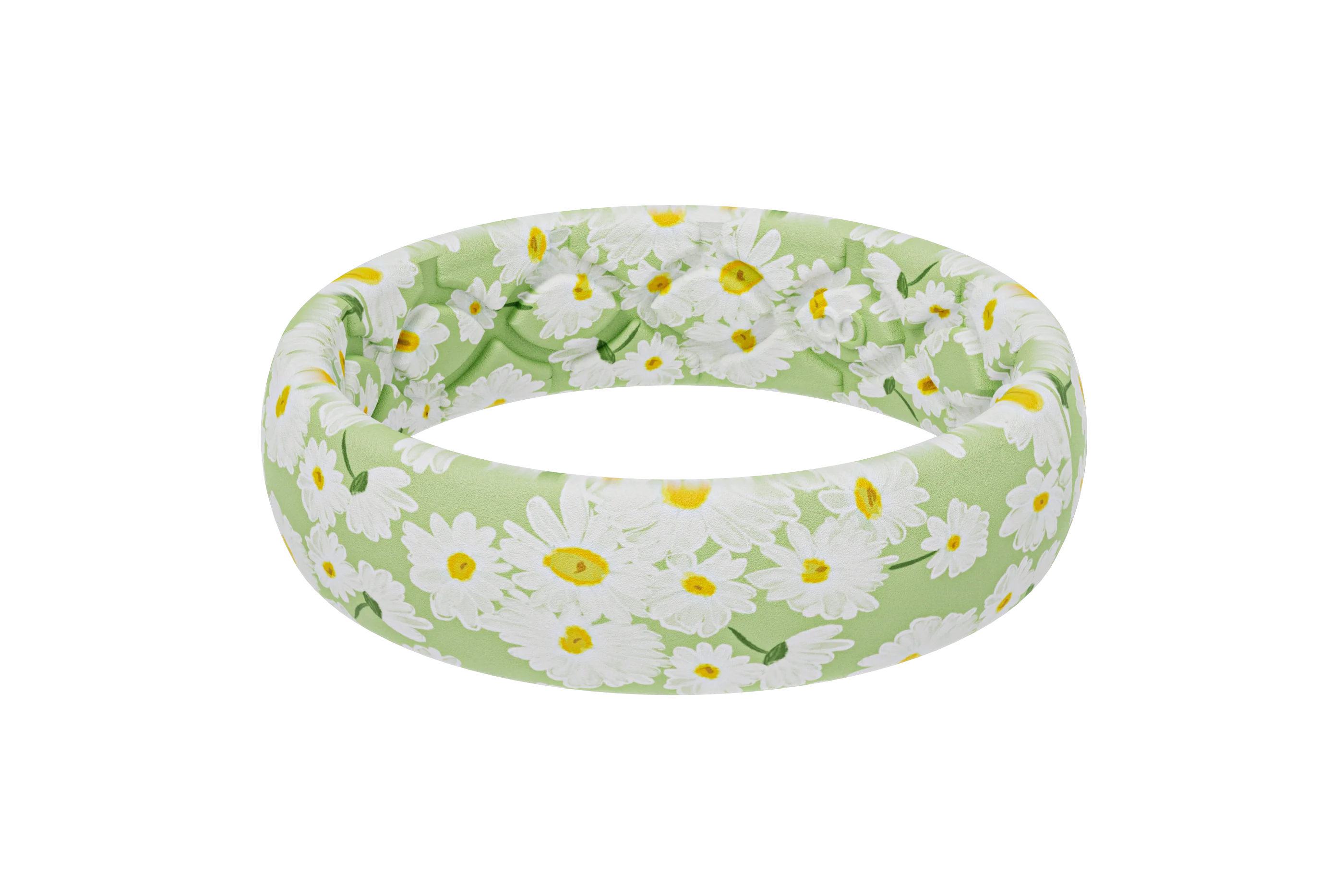 April Daisies Thin Ring - Image 2