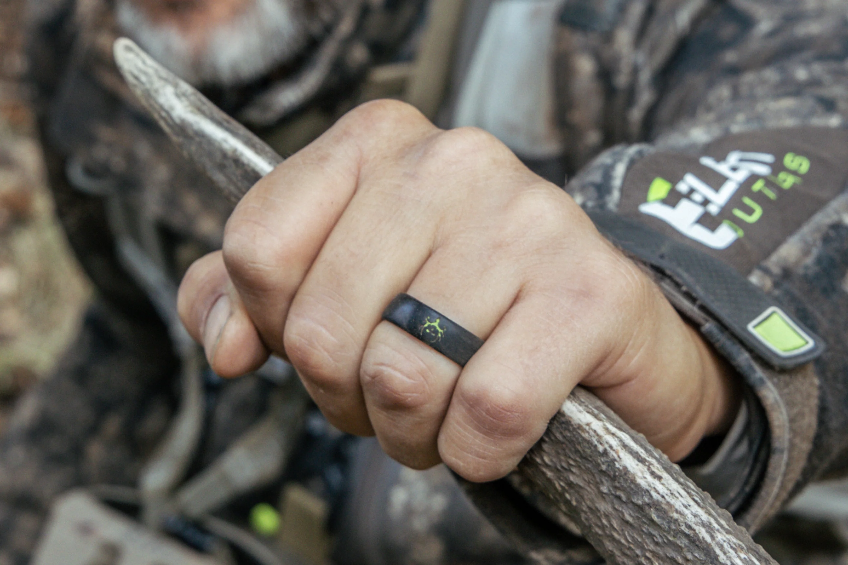 Bone Collector Midnight Black Thin Ring - Image 2