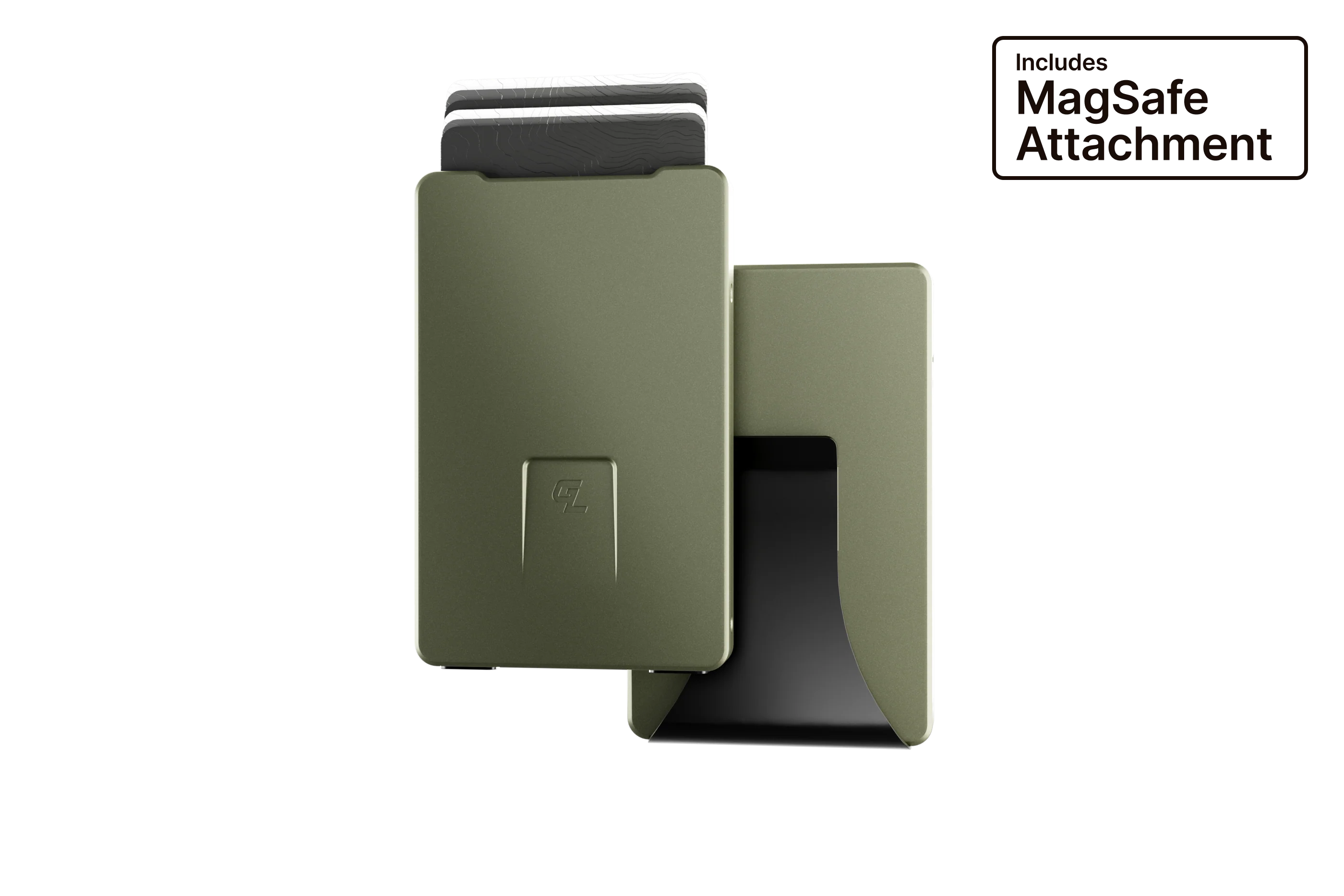 Groove Wallet® with MagSafe Plate - Base Camp Green