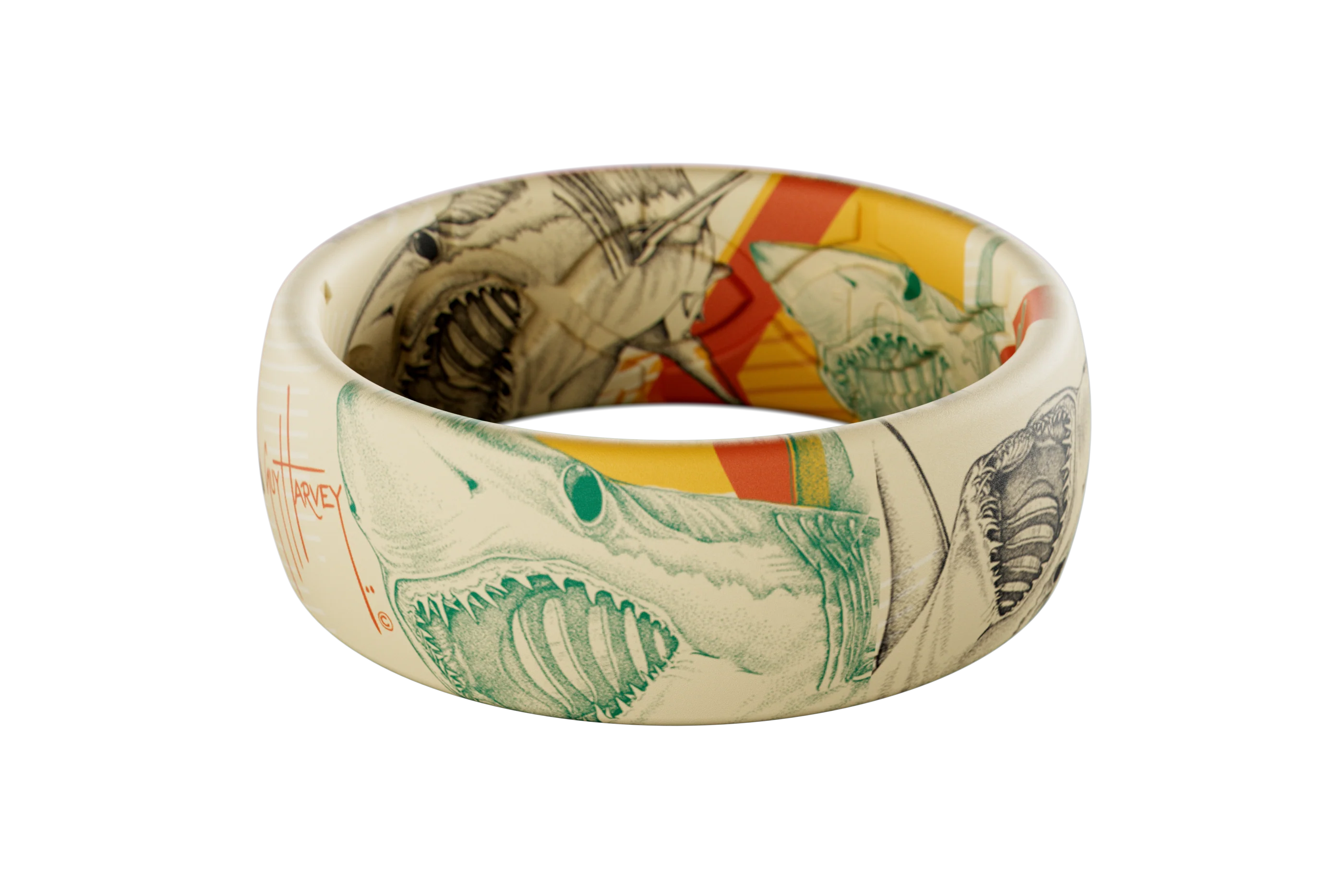 Guy Harvey Mako Shark Ring - Image 2
