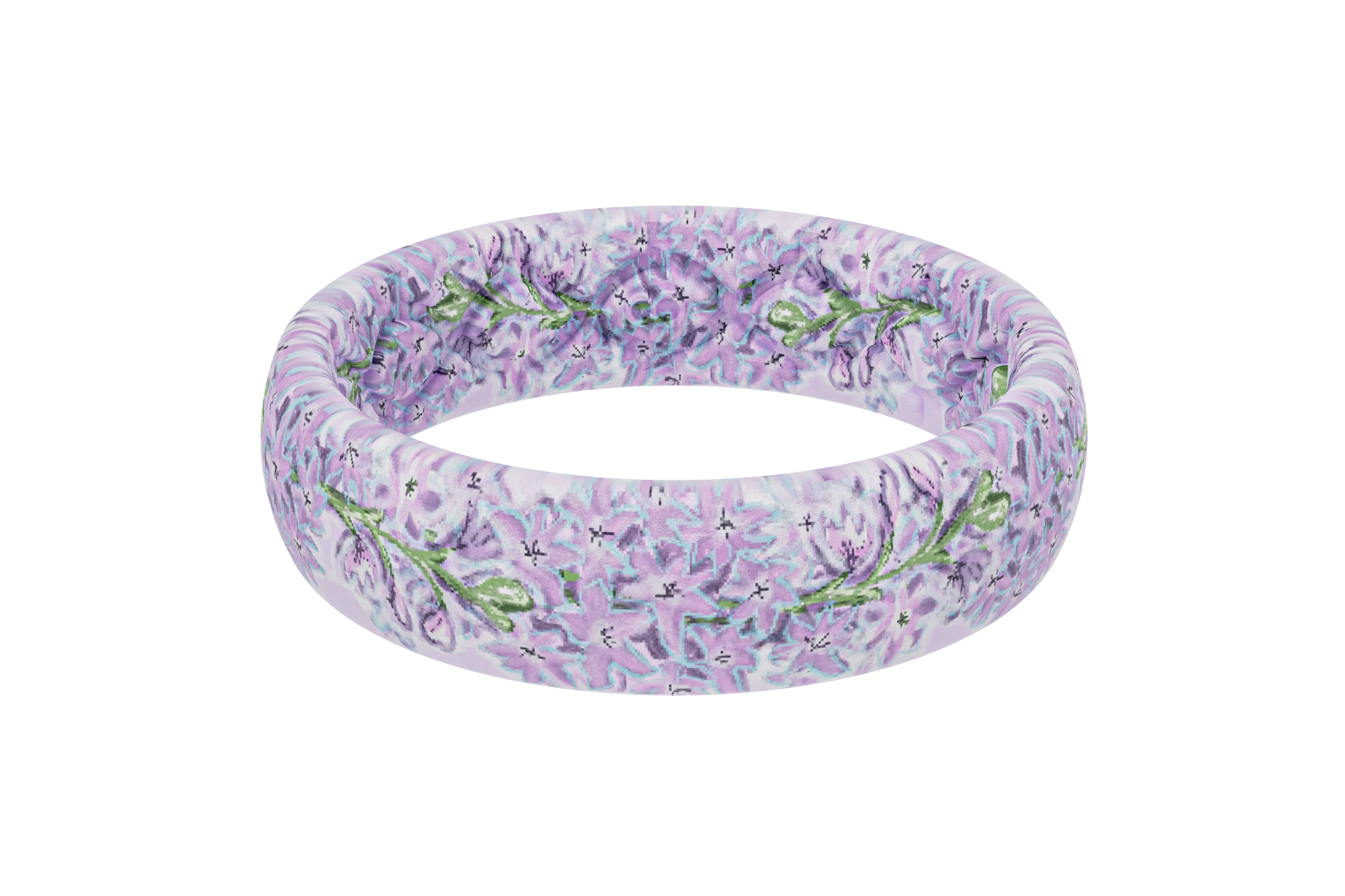 July Delphinium Thin Ring