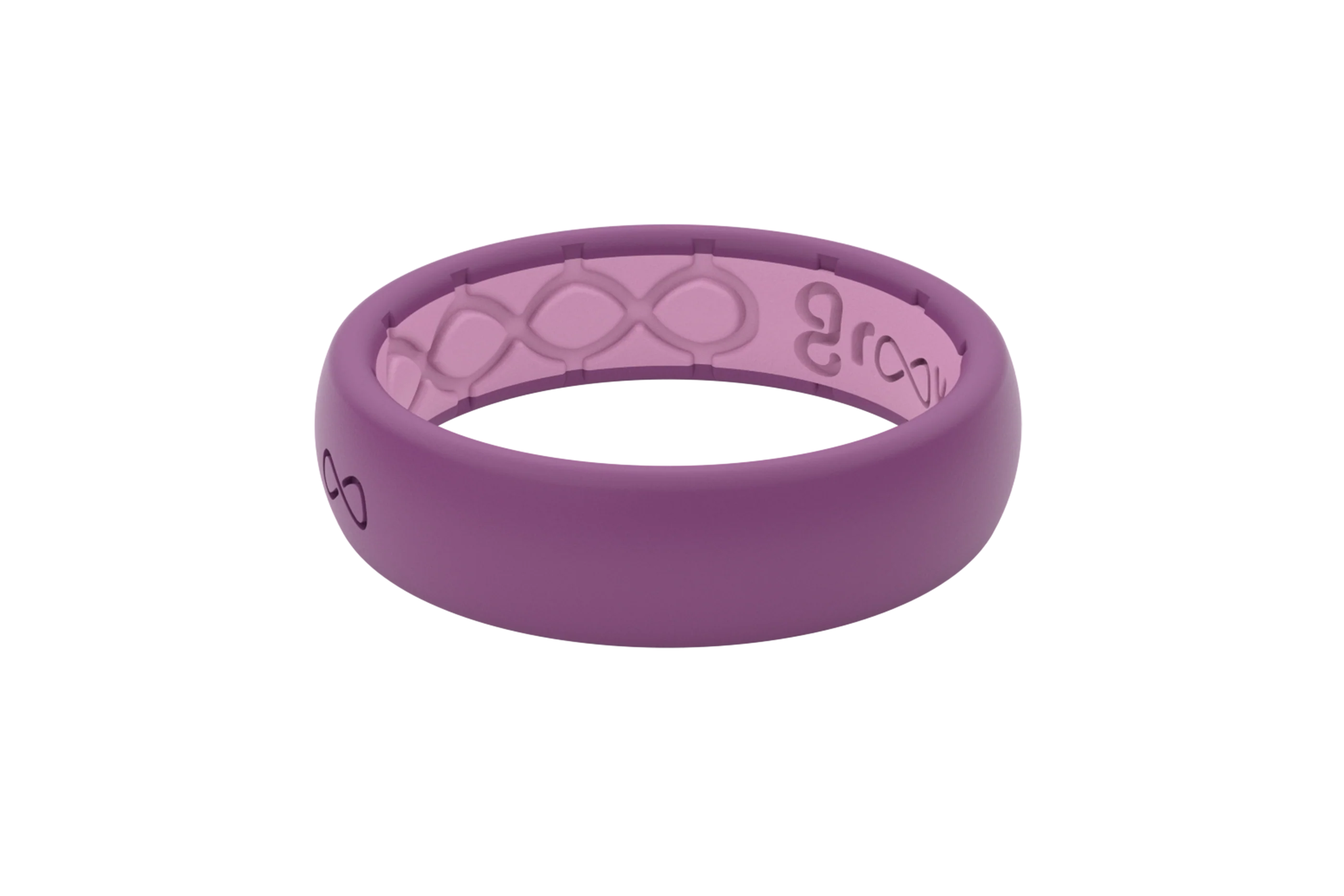 Solid Lilac Thin Ring - Image 3