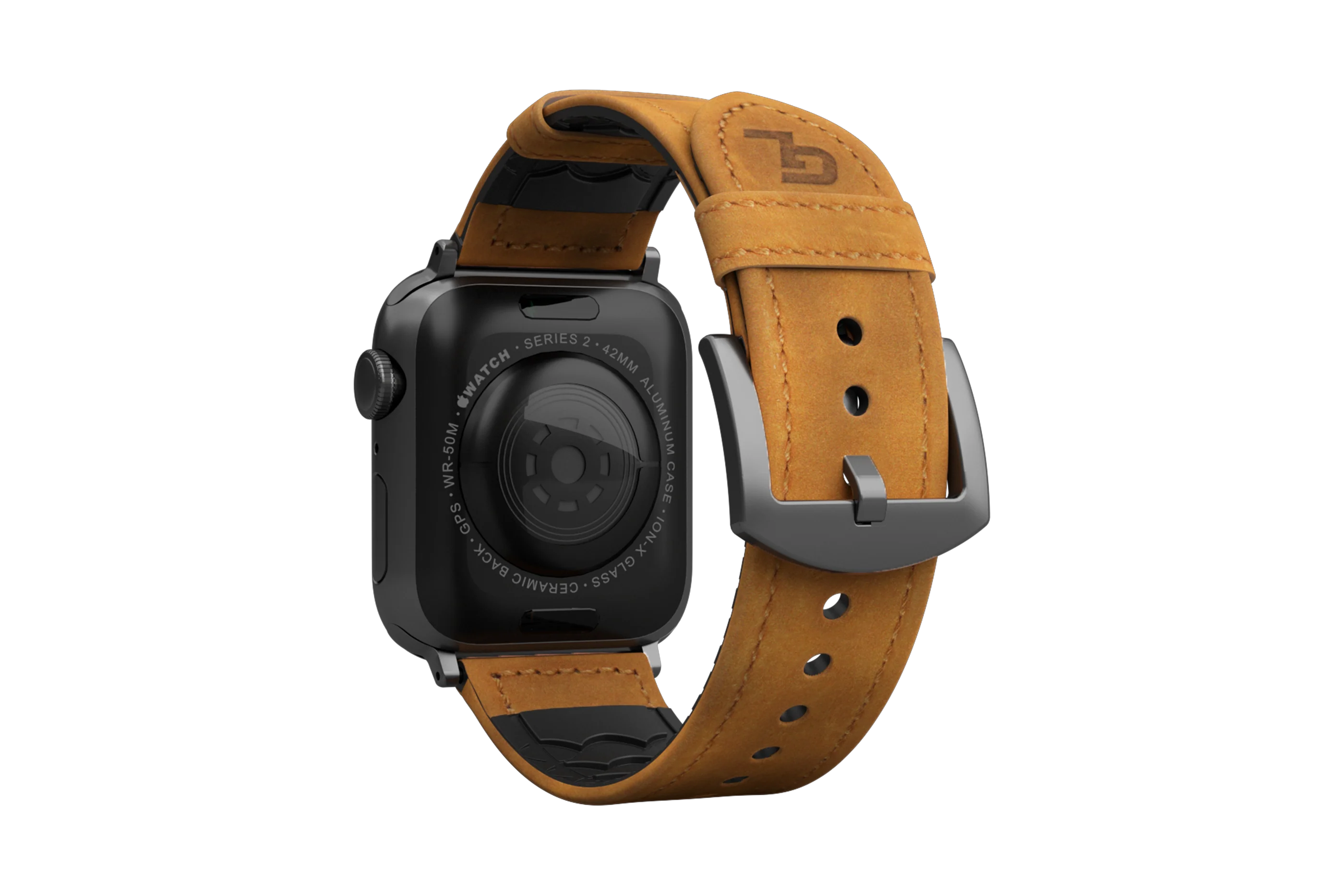 Vulcan Trek - Tan Apple Leather Watch Band - Image 5