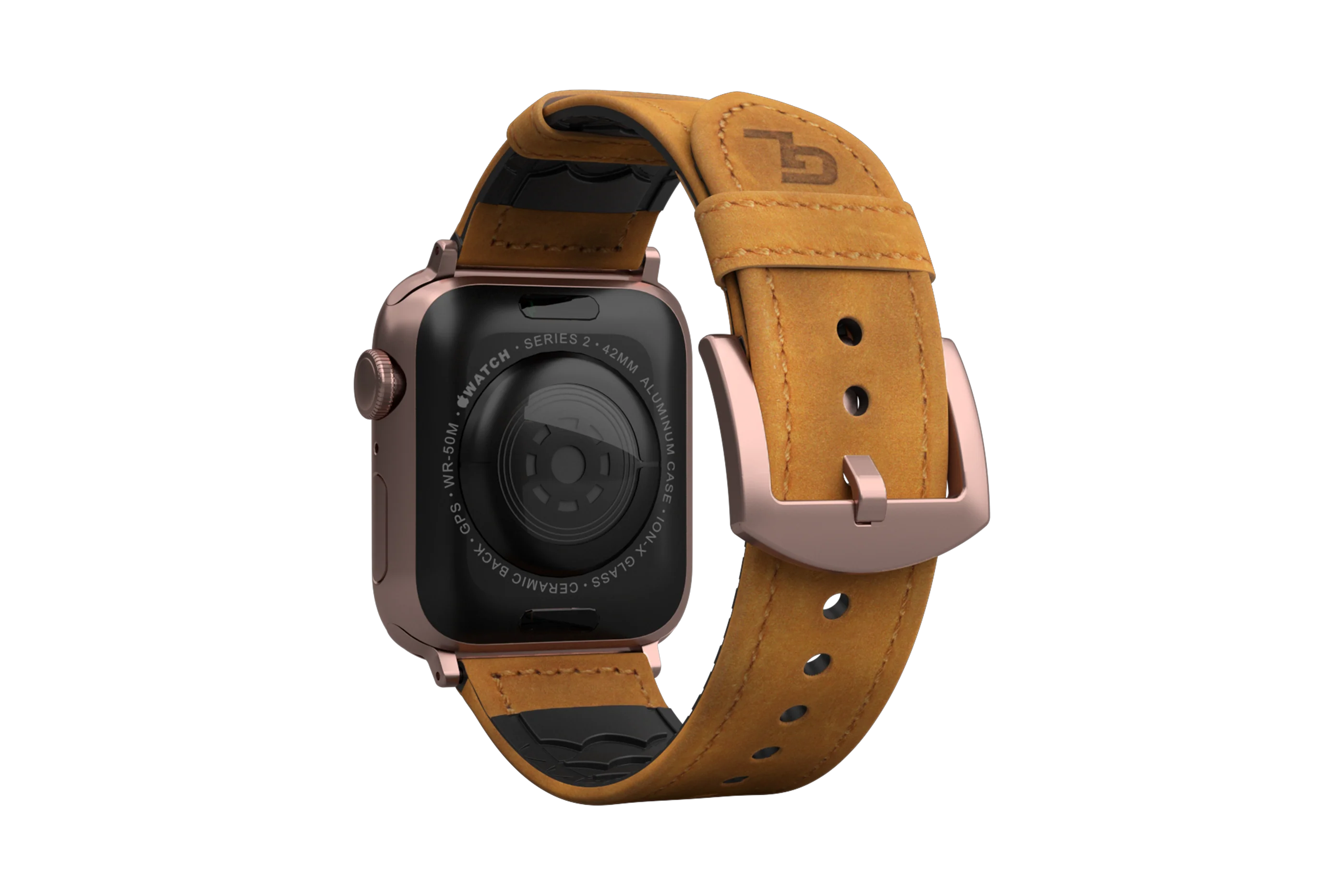 Vulcan Trek - Tan Apple Leather Watch Band - Image 8